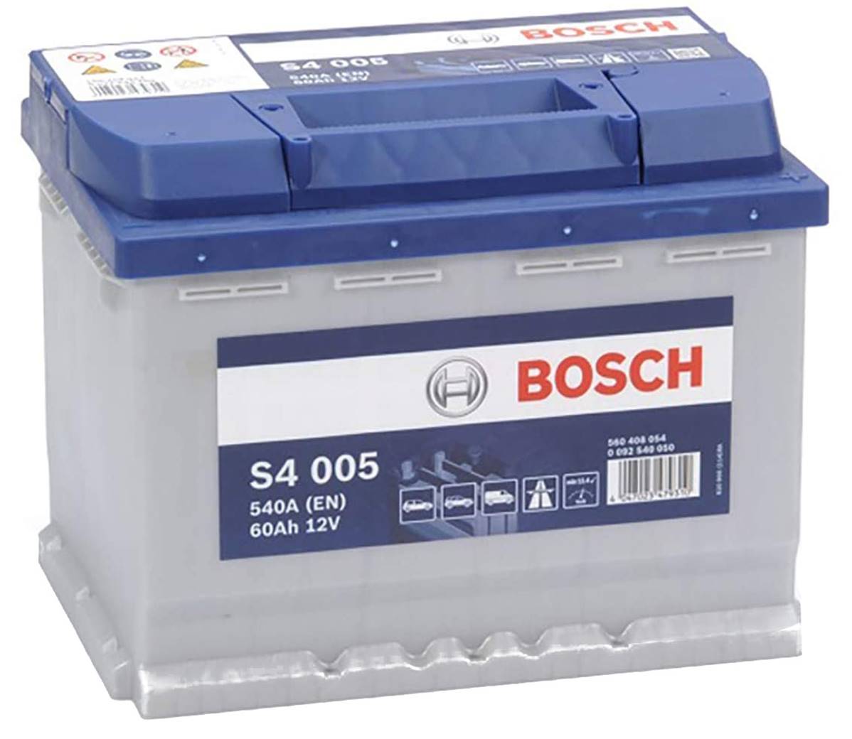 Batterie auto S4005 12V 60ah / 540A BOSCH L2 D24, batterie de voiture,  auto, démarrage, VL