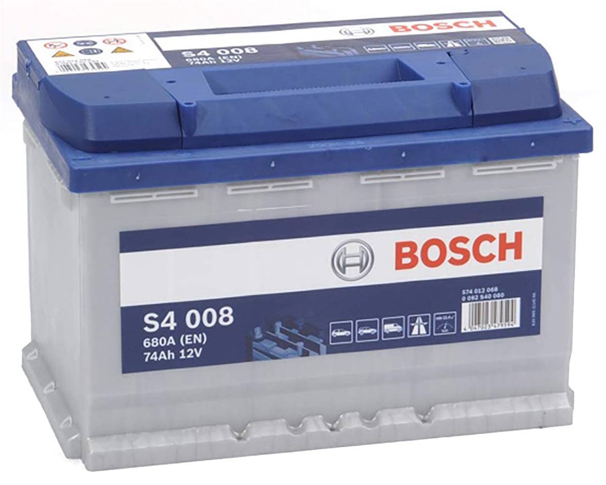 Batterie auto S4008 12V 74ah / 680A BOSCH L3 E11, batterie de