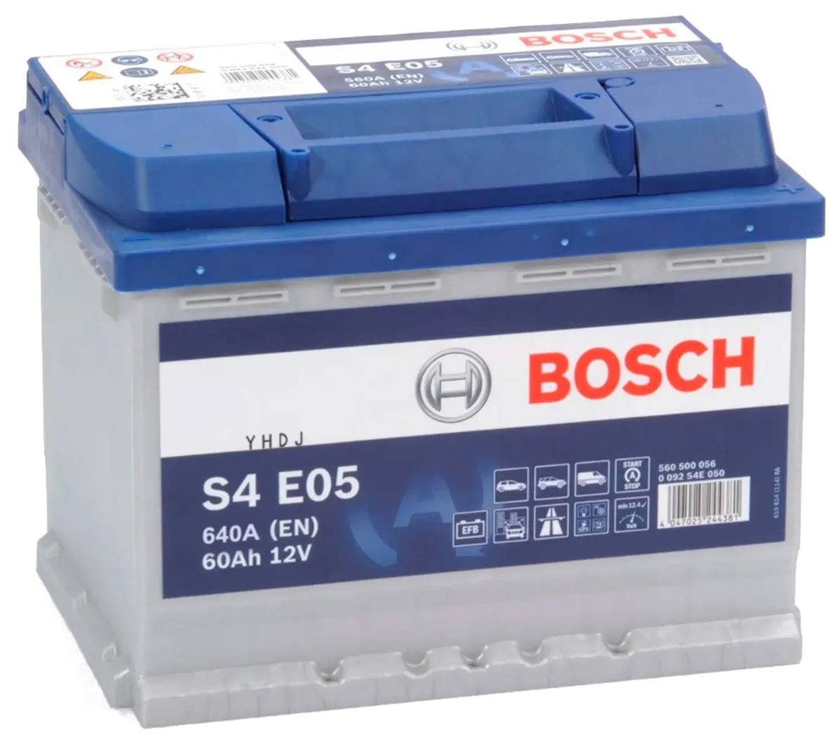 Bosch S5A08 - Batterie Auto - 70A/h - 760A - Technologie AGM - adaptée aux  Véhicules avec Start/Stop : : Auto et moto