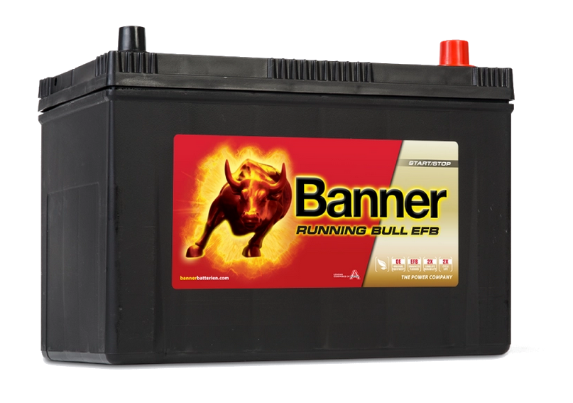 Batterie auto EFB 12v 95ah/760A Banner 59515 + Droite Running Bull G7