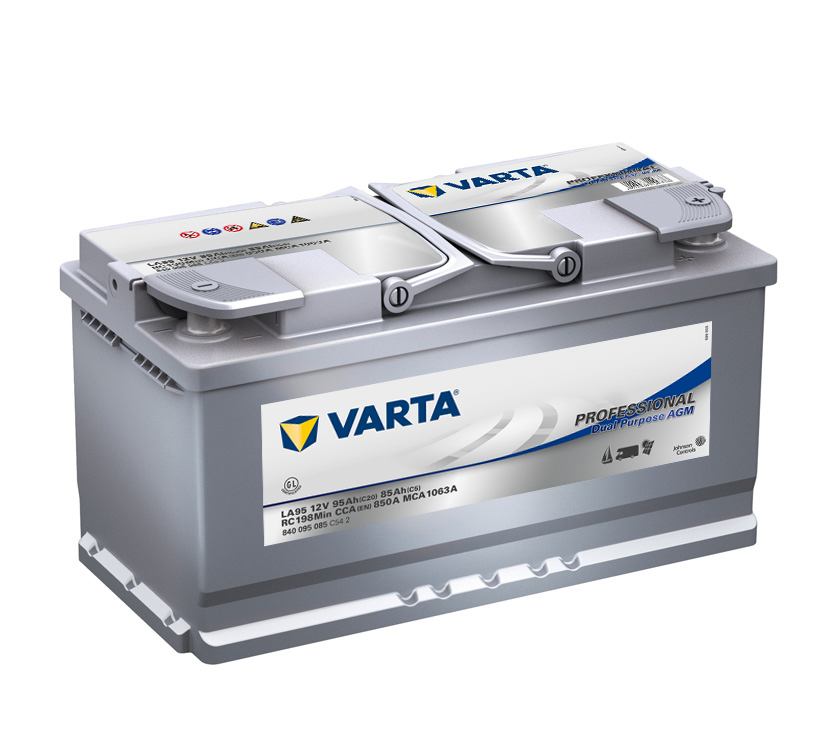 Batterie VARTA Décharge lente AGM LA95 12v 95ah C20 Professional L5