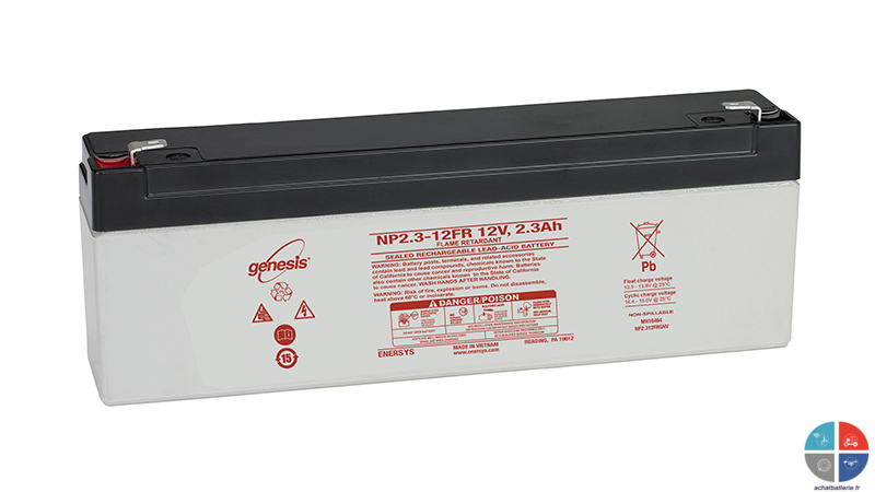 Batterie NP2.3-12 FR GENESIS 12V 2.3Ah AGM VRLA