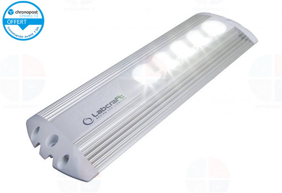 Plafonnier Labcraft Superlux LED blanc 5x 2.5w 10-32V dc