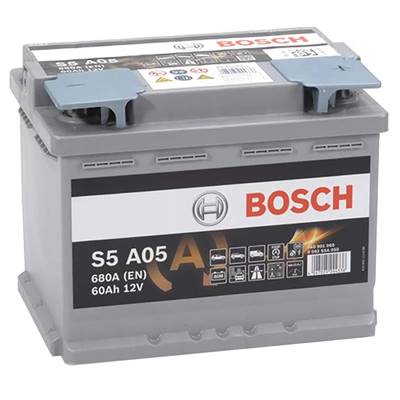 Batterie auto S5A05 12V 60Ah / 680 BOSCH AGM START-STOP L2 D52