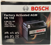 Batterie moto BOSCH FA110 AGM 12V 10ah 165A YT12B-BS / YT12B-4