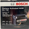 Batterie moto BOSCH FA116 12v 10ah 120A YB10L-B / 12N10-3B YB10L-A2 AGM