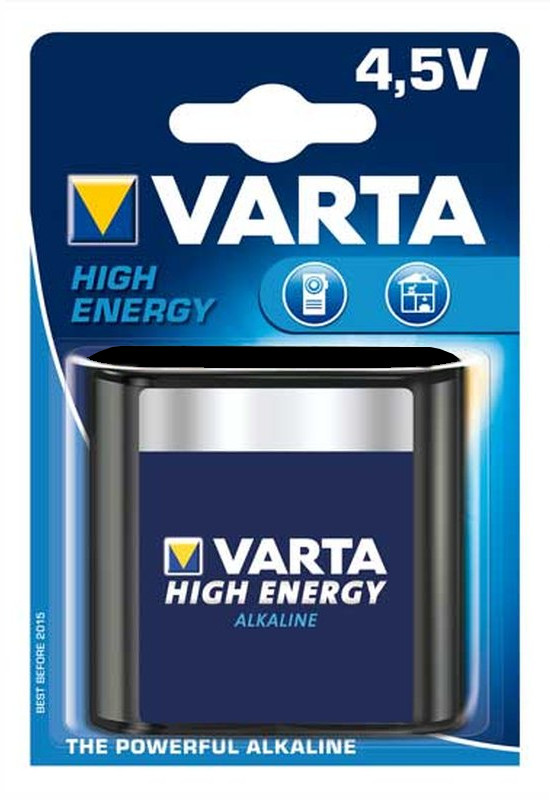 Pile 3LR12 VARTA HIGH ENERGY 4.5V Alcaline