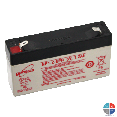 Batterie NP1.2-6 FR GENESIS 6V 1.2Ah AGM VRLA