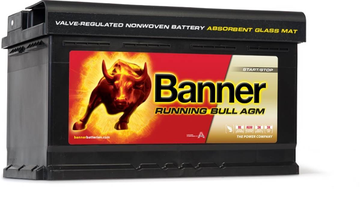 Batterie Auto 12v 80ah 800A AGM Banner 58001 Start Stop