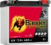 Batterie Moto BANNER ETX14L AGM 12V 12Ah 220A Pro Bike Bull 51421