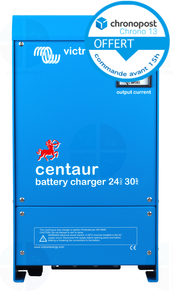Chargeur CENTAUR VICTRON 24v 30A 3 sorties CCH024030000