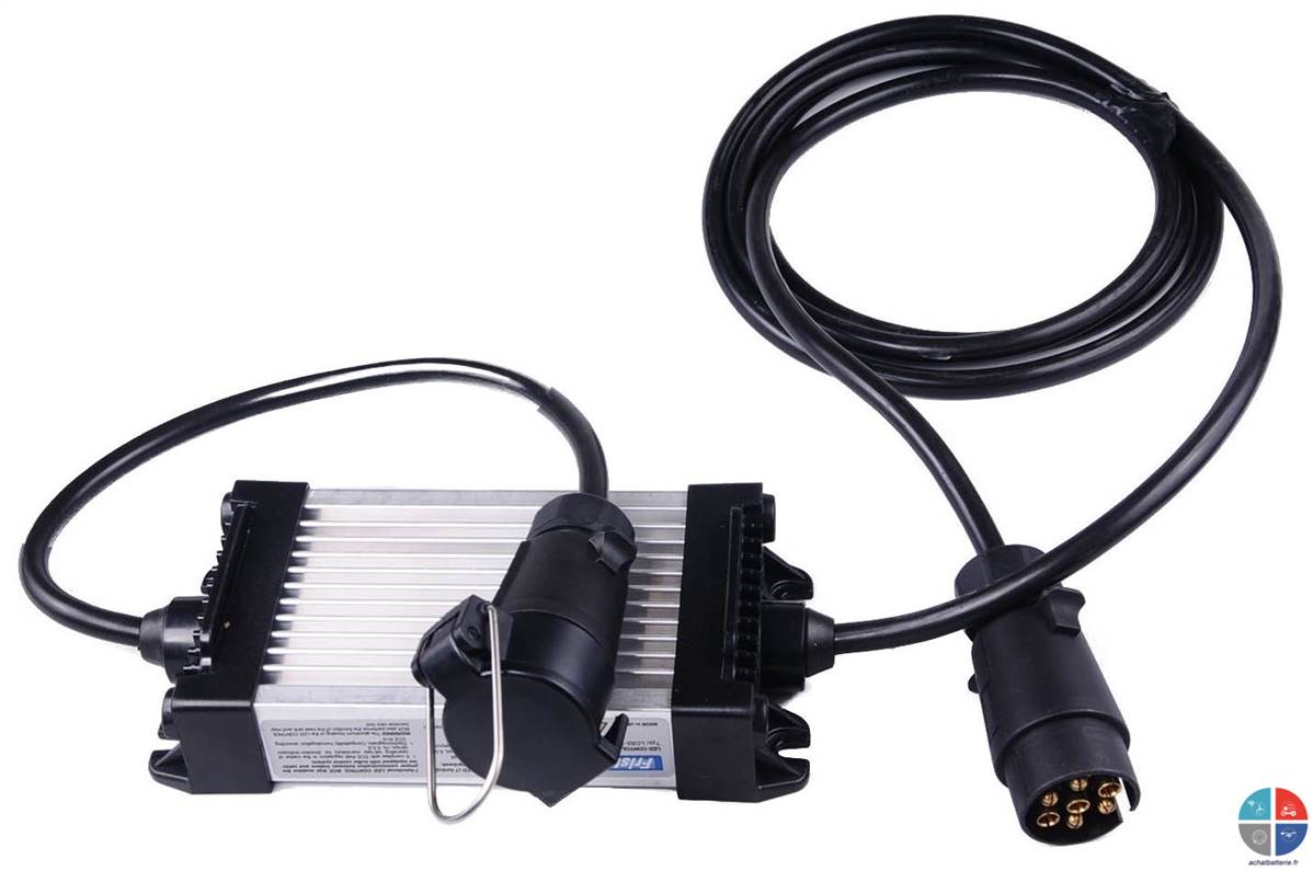 Boitier adaptateur remorque ampoules LED 12v 7p