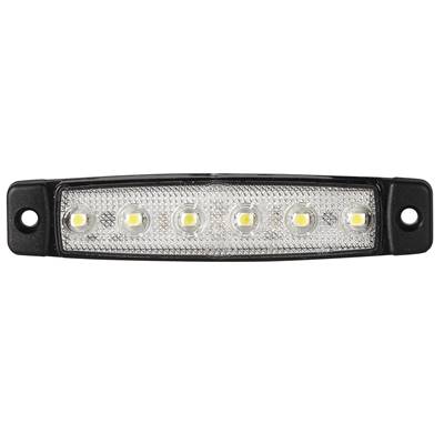 Feu latéral Blanc 6 LED 12v