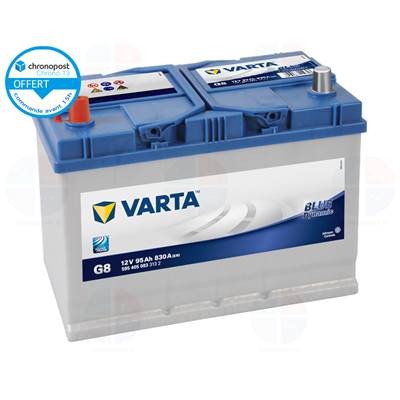 Batterie auto G8 12V 95ah / 830A VARTA Blue dynamic