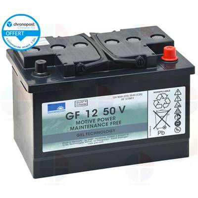 Batterie GF12050 V 12V 50Ah C5 / 55Ah C20 Sonnenschein Exide GEL