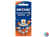 Pile auditive Acoustic 1.45v 13/PR48 -  x 6 Rayovac