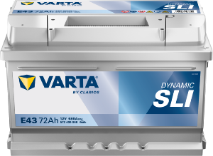 Batterie auto E43 12V 72ah / 680A VARTA Blue dynamic LB3