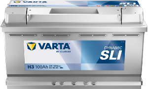 Batterie auto H3 L5 12V 100ah/830A VARTA Silver dynamic