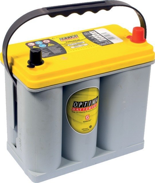 BATTERIE OPTIMA YTR2.7L 12V 38Ah/460A AGM PUR PLOMB Spiralé