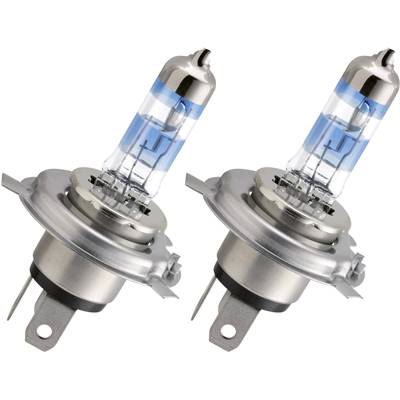 Lot de 2 Ampoules H4 Philips Racing 12V 55W/60w +150% de luminosité