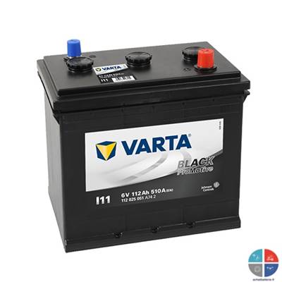 Batterie 6v I11 black 112ah 510A BSM4 Varta Promotive