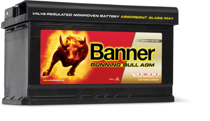 Batterie Auto AGM 12v 80ah/800A Banner 58001 Start Stop L4