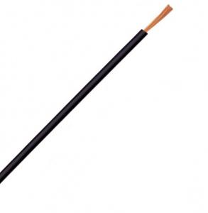 Câble électrique 4mm² Unifilaire 1M VK Noir