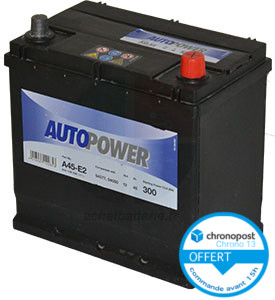 Batterie auto Autopower E2 12v 45ah/300A - B23