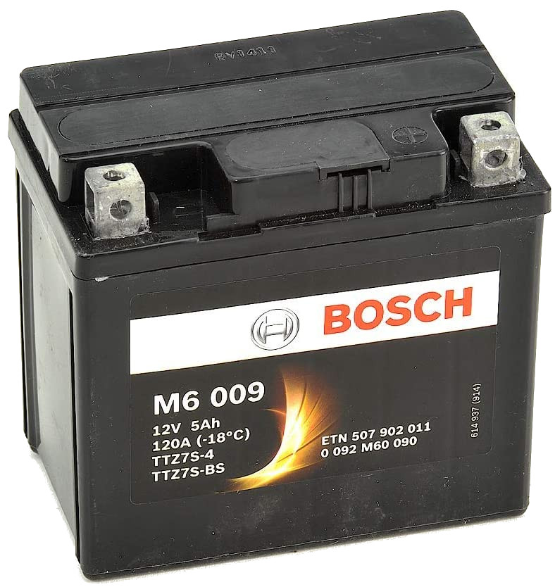 Batterie moto BOSCH M6009 AGM 12v 5ah 120A YTZ7S