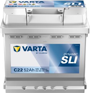 Batterie auto C22 12V 52ah/470A VARTA blue dynamic L1