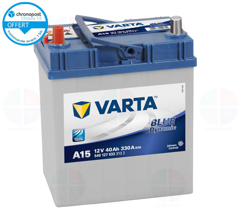 Batterie auto A15 12V 40ah/330A VARTA Blue dynamic