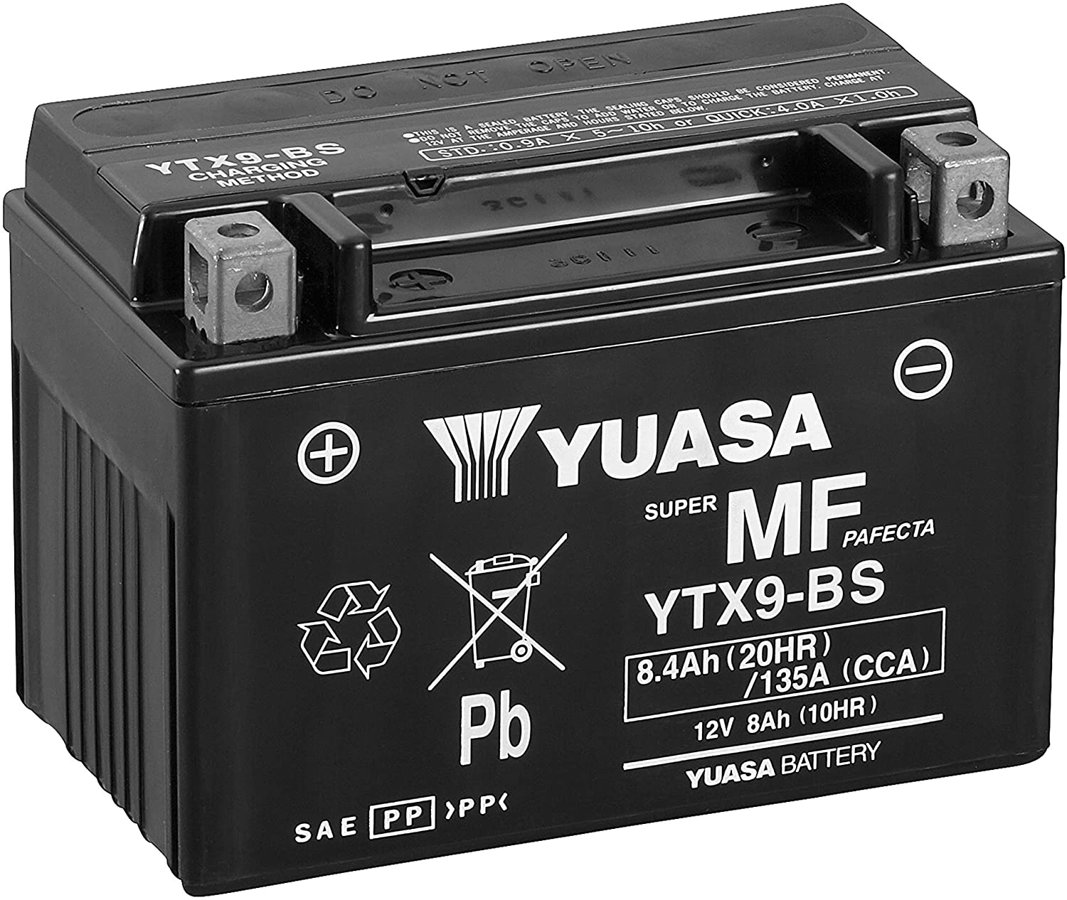 Batterie moto YTX9-BS 12V 8ah 135A YUASA