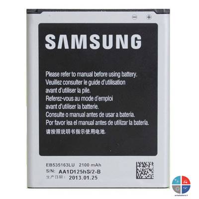 Batterie SAMSUNG Origine EB535163LU Galaxy Grand Duos i9082 2100mah