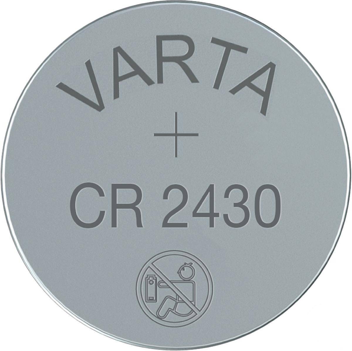 PILE LITHIUM CR2430 3V 280mah VARTA PILE POUR PESE ALIMENTS BALANCE JOUETS  RADIO TORCHES LAMPES