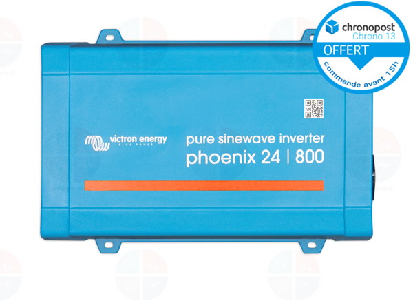 Convertisseur PHOENIX Victron DC-AC 24V/230V 800VA 650W Pur Sinus PIN241801200