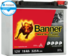 Batterie Moto BANNER ETX16L AGM 12v 19ah 325A Pro Bike Bull 51601