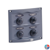 Tableau 4 interrupteurs Gris anthracite