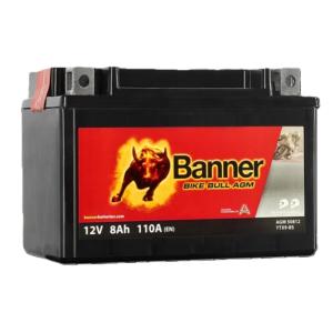 Batterie moto BANNER AGM YTX9-BS 12v 8ah 110A 50812