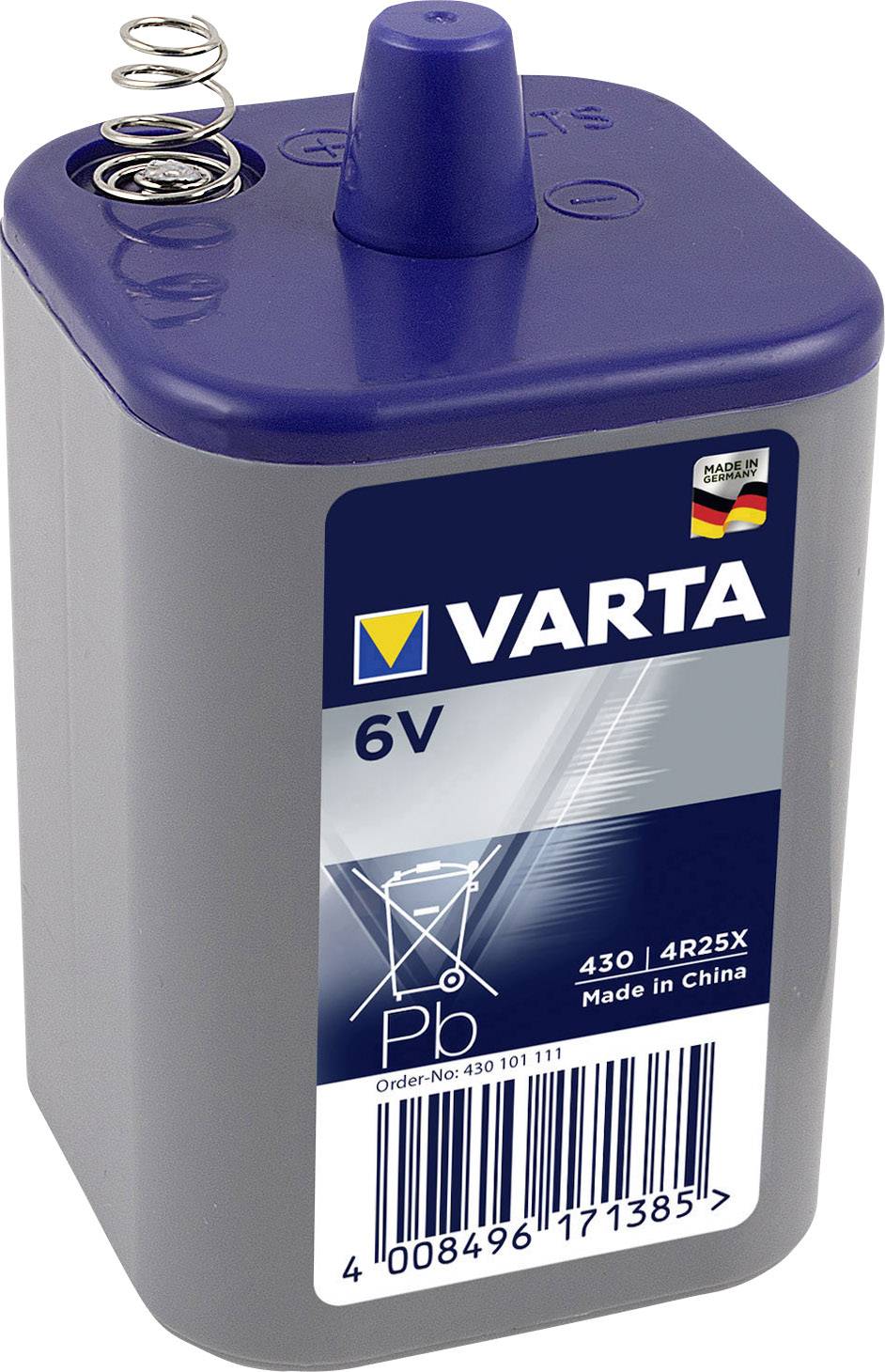 Pile 4R25X VARTA LONGLIFE 6V Petite Plastique