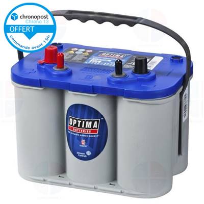 BATTERIE OPTIMA BT DC 4.2 12V 55Ah/765A AGM PUR PLOMB Spiralé