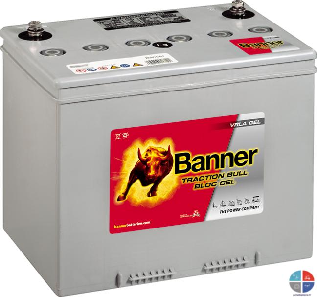 Batterie traction DryBull GEL 12v 120ah C20 Banner DB120, batterie