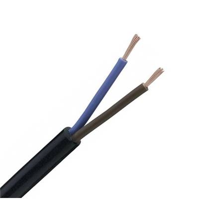 Câble électrique 2 x 1 mm² HO5VVF 1M Noir
