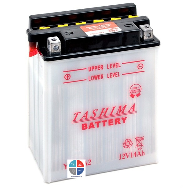 Batterie moto YB14A-A2 12V 14ah 180A TASHIMA