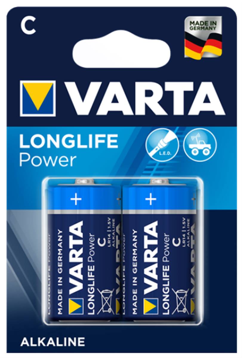 Piles C / LR14 Varta LongLife (par 2) - Bestpiles