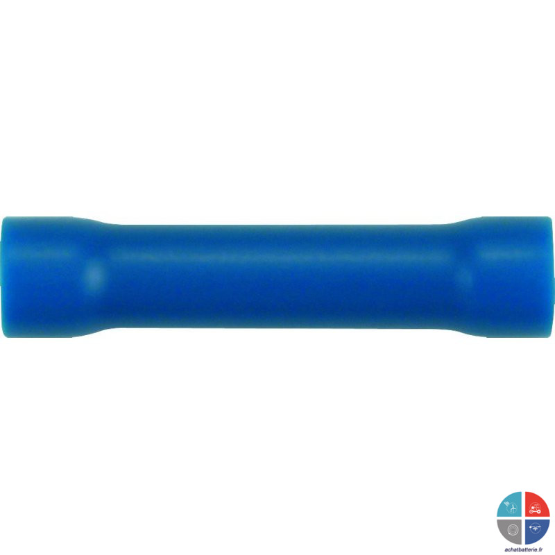 Manchons bout à bout Bleu PVC 2.5mm²