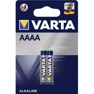 Piles AAAA X 2 VARTA LR8D425 / Mini 1.5V Alcaline