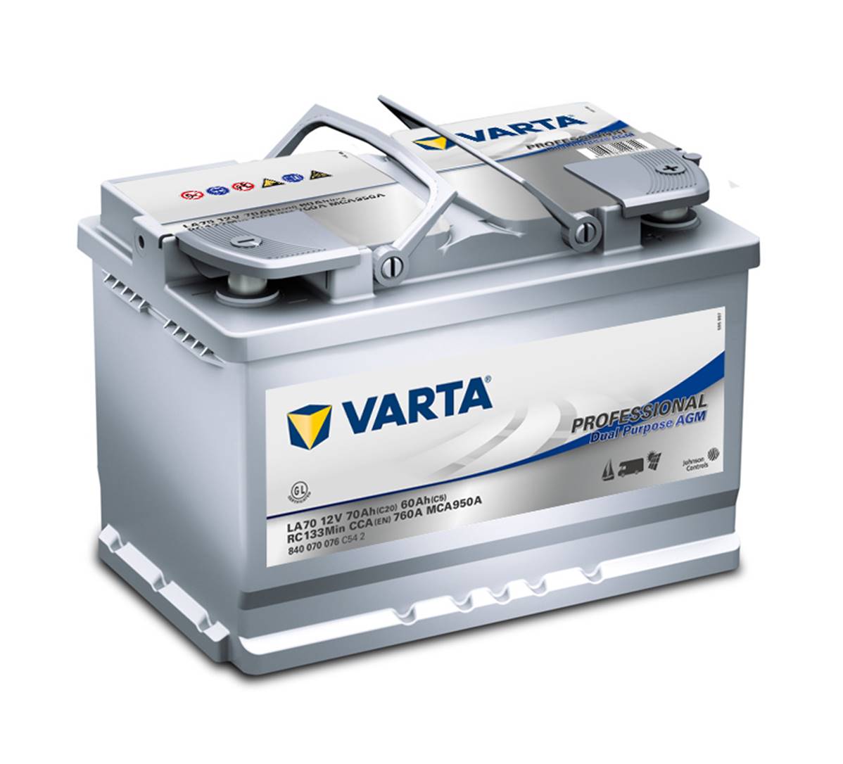 Batterie - Varta - LFS105M - 12V - 105Ah - Dual Purpose