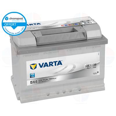 Batterie auto E44 Varta Silver dynamic 12v 77ah 780A L3