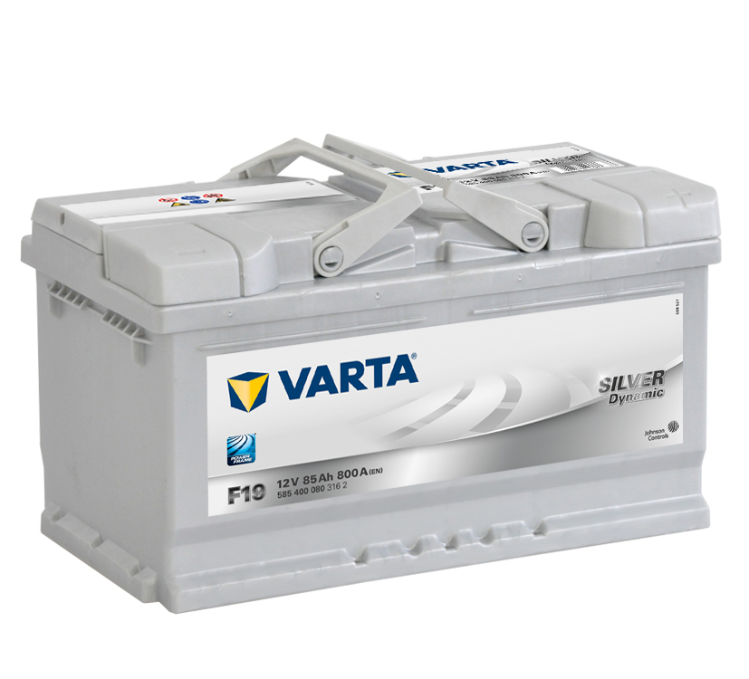 Batterie auto F19 12v 85ah 800A EN VARTA Silver dynamic L4