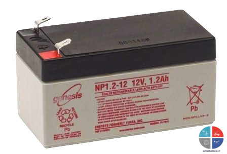 Batterie NP1.2-12 GENESIS 12V 1.2Ah AGM VRLA